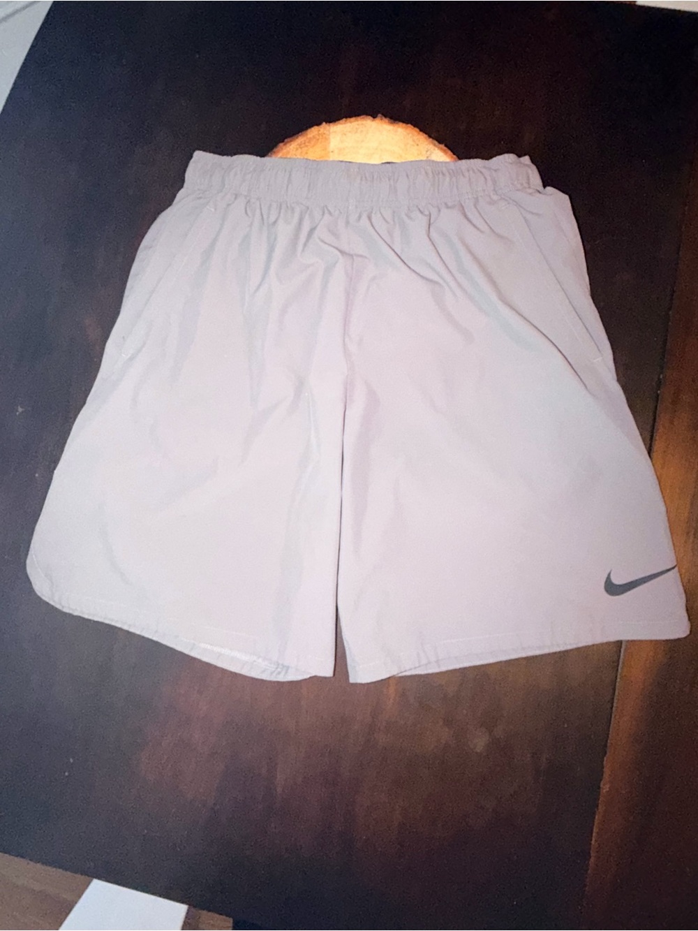 Nike Men’s Flex Woven 9" Training Shorts Gray Size L CV7643-056 Athletic Gym